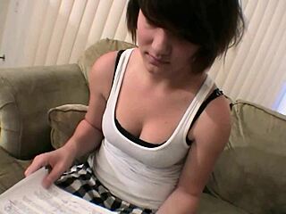 Angie pays handyman using pov action and doggy