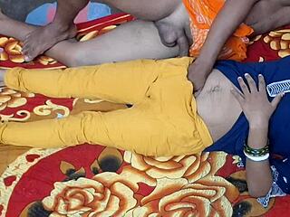 Indian village girl first night sex after marriage in cheap hotel