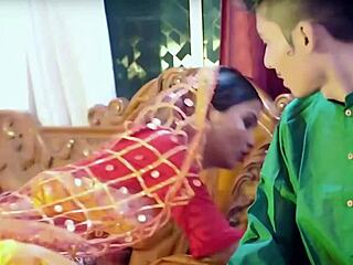 indian bengali couple shares first time sex on honeymoon night in bedroom