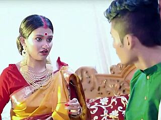 indian bengali couple shares first time sex on honeymoon night in bedroom