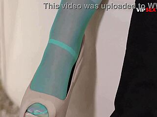 Stockings Tease His Touch