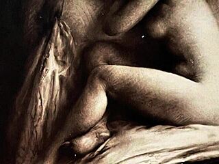 Vintage erotic drawings from antique collection