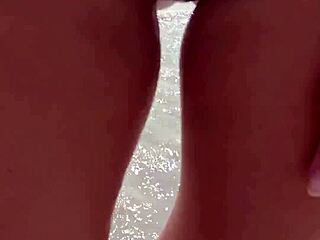 bikini wetting on the beach