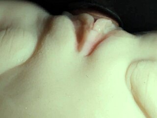 Neighbour sucks my huge dick with both hands how i like it