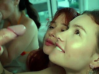 Incredible Orgy With Teens Who Wont Stop Squirting And Cumming