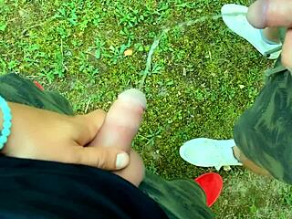 Two twink step brothers engage in piss play and blowjobs during group fetish session.