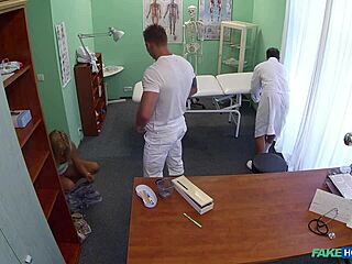 젠장, 금발 아가씨가 번식 갈망하며 변태 섹스하는 거 야해