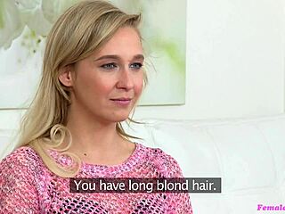 Watch this tall blonde in stunning lingerie! 😍