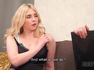 Debt4k story: Avoiding JAIL by having SEX with the collector now.