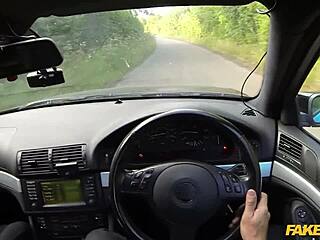 The horny brunette slut with a gorgeous ass demonstrates her impressive dick sucking and fucking skills in this intense scene