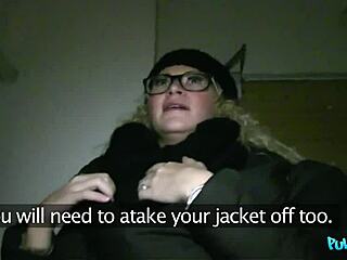 Super hot curly nerd in glasses craves that fat dick, but is she ready for it?