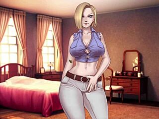 Blonde milf explores dragon ball adventure