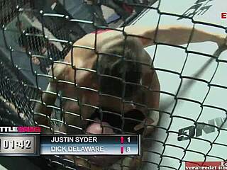 Skinny Turkish brunette teen banging hard in boxing ring showdown