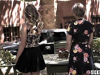 Hot wives dee williams and katie morgan share taboo pussy licking after passionate kissing