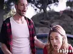 I Pick Up Kirsten Scott, Bipolar Hitchhiker, for Hardcore Car Fuck