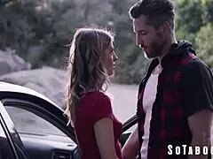 I Pick Up Kirsten Scott, Bipolar Hitchhiker, for Hardcore Car Fuck
