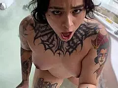 Big Ass Goth Whore Sucks In Jacuzzi Bath