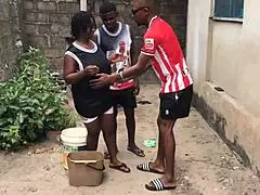 She couldn't resist fucking the two biggest dicks in the hood.