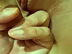 Watch this cute blonde couple's homemade fetish session