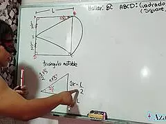 brazilian student learns sexual math in bedroom with teacher