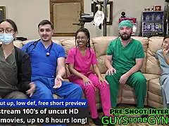 doctor canada examines doctor channy crossfire in hospital