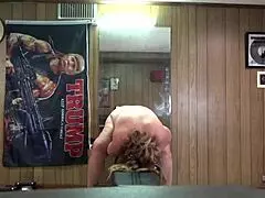 Accidental Creampie With Dildo