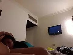 Wow I Fucked My Girlfriend's Pussy Hard In The Hotel Room