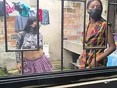 Mature latina housewife becomes slut in homemade porn after laundry at home