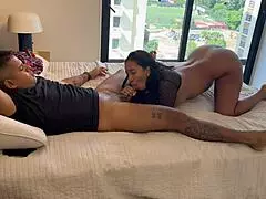 Busty Latina Faces Huge Load