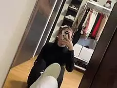 Black Girl Wears Pink Socks For Fetish Soles