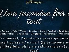 my first time with everything in french futanari porn