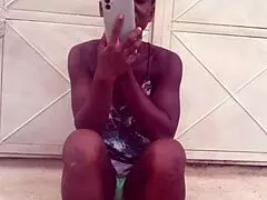 Crazybitch Continued Twerking In Clothes Till She Twerks Naked!