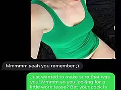 Femdom sexting humiliates sissy bitch with teasing.