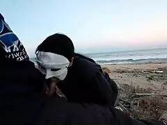 Summer Beach Anal Creampie Voyeur Session