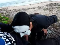 Summer Beach Anal Creampie Voyeur Session