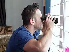 Oh man Lily Lane gets fucked so hard by that rear window guy in her tight ass I can't even... her big tits bouncing everywhere during intense anal action