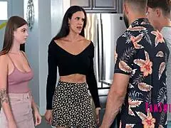 Family Swap Sins Turn into Halloween Wins with Group Fantasy Sex