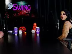 hey guys check out this morena showing off her blowjob skills on that toy leaving it all slobbery - marcelly melo in sheer red