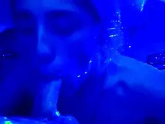 Nightclub Facefuck With Sloppy Deepthroat And Ball Licking