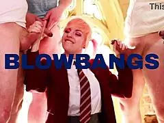 British 18 Year Old Student Swallows Teacher Cum After Blowjob!