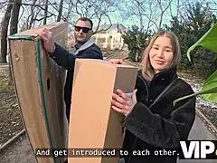 حاس بروحي متوحشة وأنا أنيك جارتي الخجولة المقنطرة أماليا ديفيس