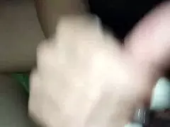 We started watching porn and she began massaging my cock until she milked every drop from it.