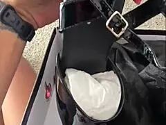 Hey, check me modeling these sexy new pleaser heels with teasing foot fetish vibes and clothes ripping action! 👠🔥