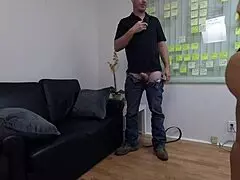 Samantha Skinny Milf Sucks Cock Deepthroat Gagging In Hardcore Casting Interview.