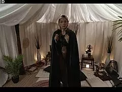 Damn, This Squirting Whore Hands Over Full Domination to a Creepy Guy Using a Voodoo Doll!