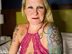 Oh Man, This Monster Cock Is Stretching My Mature Pussy In The Hotel Room!