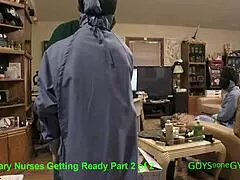 Cum Clinic Extraction 4 Feels Intense With Doctor Tampa In Latex Gloves