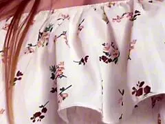 this very beautiful natural girl fingers her pussy in homemade masturbation with cute tits and ass