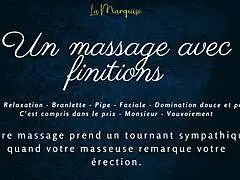 Unexpected Massage Turns into French Blowjob with Satisfying Finish