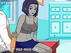 Raven Creampie Compilation with Moaning Orgasms in Hole House Hentai
